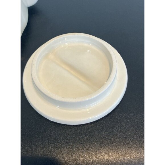 Vintage Mid Century Bauhaus WMF Porcelain Teapot, Ivory With Top, No Chips - Picture 9 of 12